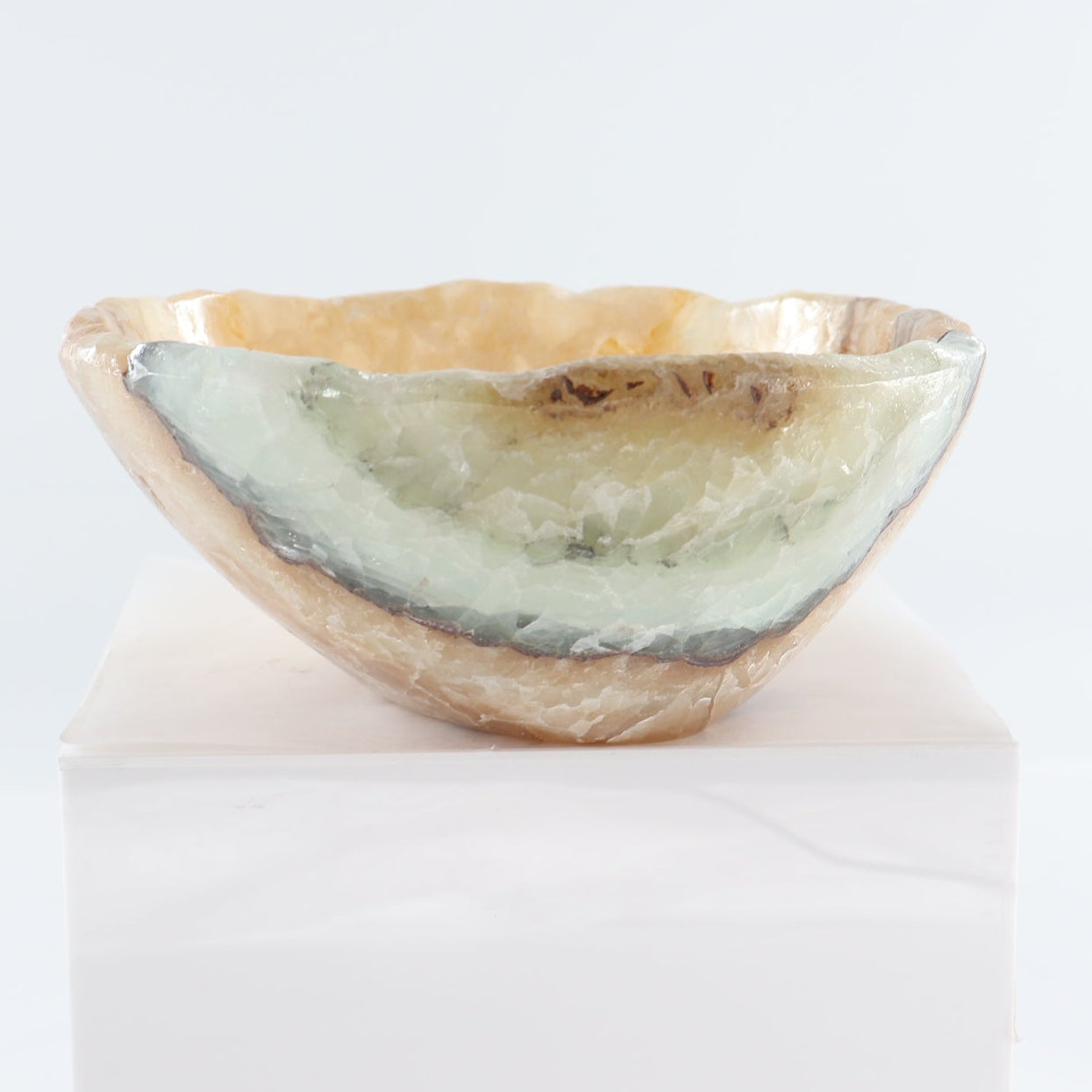 Mexican Onyx/Calcite Bowl 10"