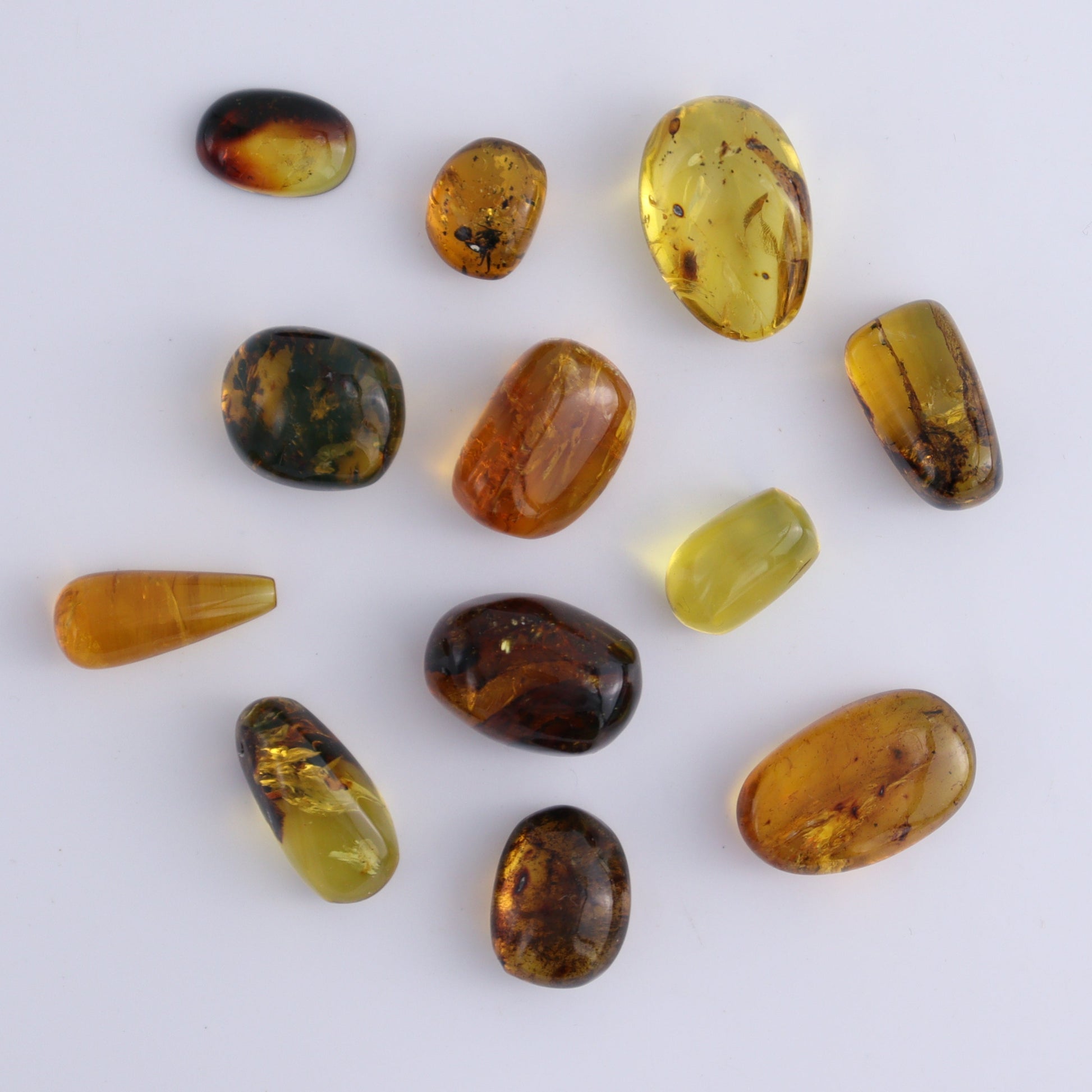 Amber Cabs Set of 12 - Expert Wholesale and Supplier of Wholesale Crystals & Bulk Gemstones, ["Amber","Cabs"]