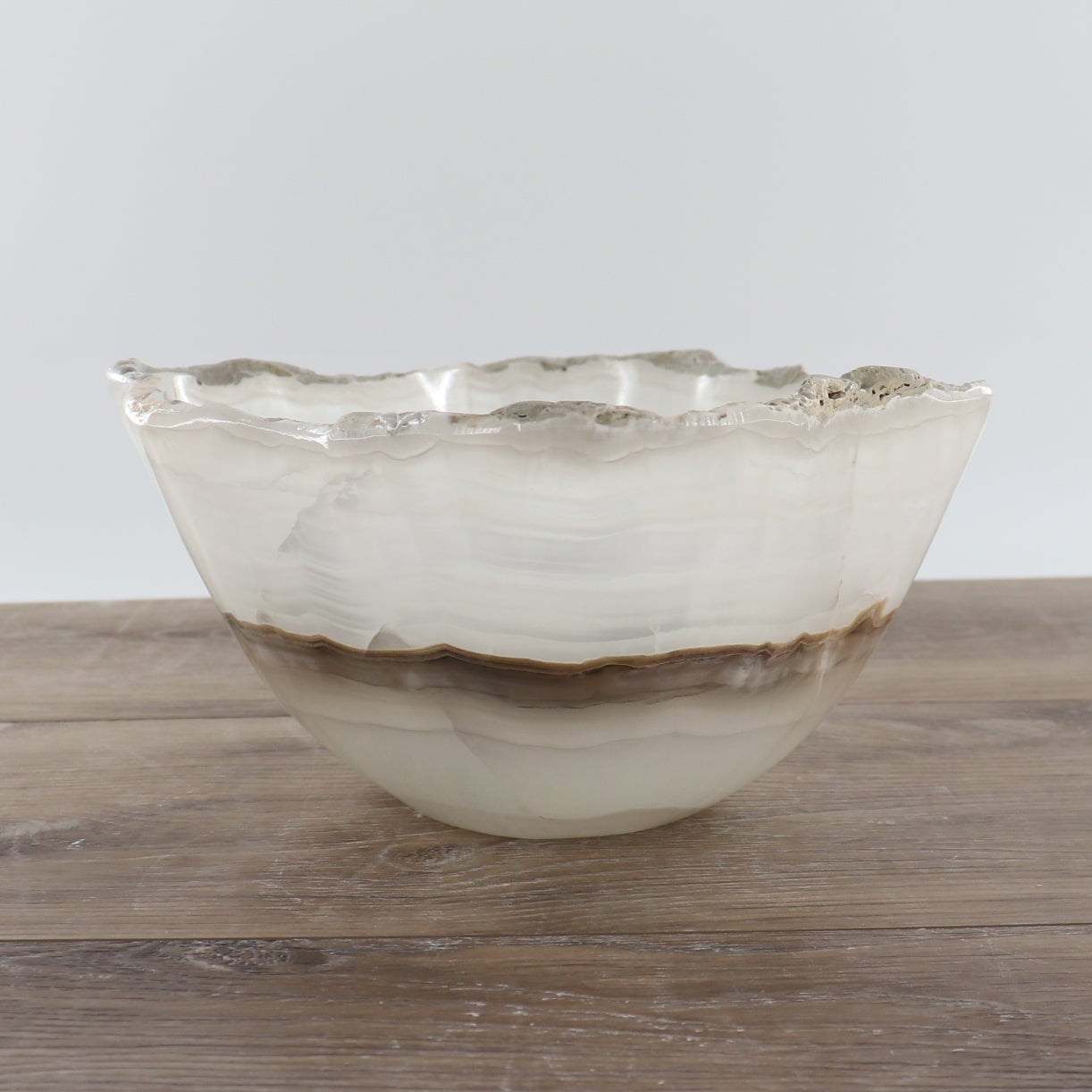 Mexican Onyx/Calcite Bowl 12"