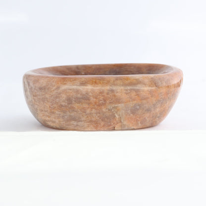 Peach Moonstone Bowl Set of 4 - Expert Wholesale and Supplier of Wholesale Crystals & Bulk Gemstones, ["bowl","Bowls","Peach Moonstone"]