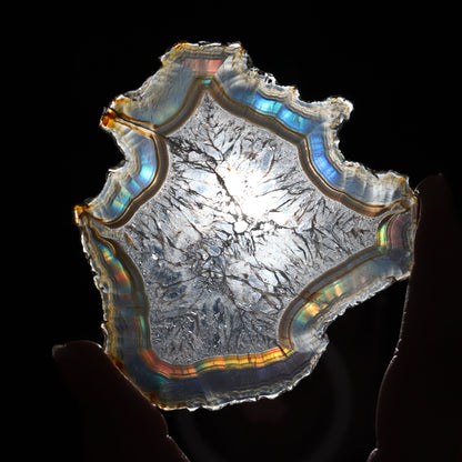 Iris Agate Slices Set of 6 - Expert Wholesale and Supplier of Wholesale Crystals & Bulk Gemstones, ["Agate","Iris Agate","Slices and Slabs"]