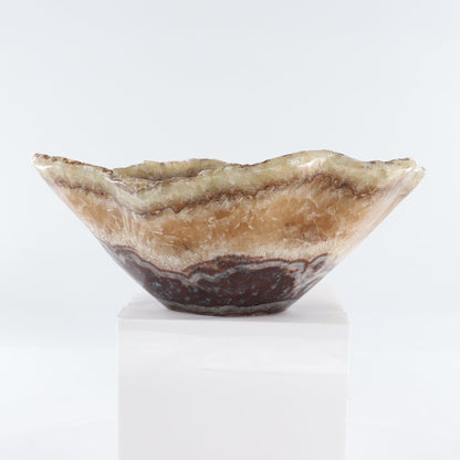 Mexican Onyx/Calcite Bowl 15"