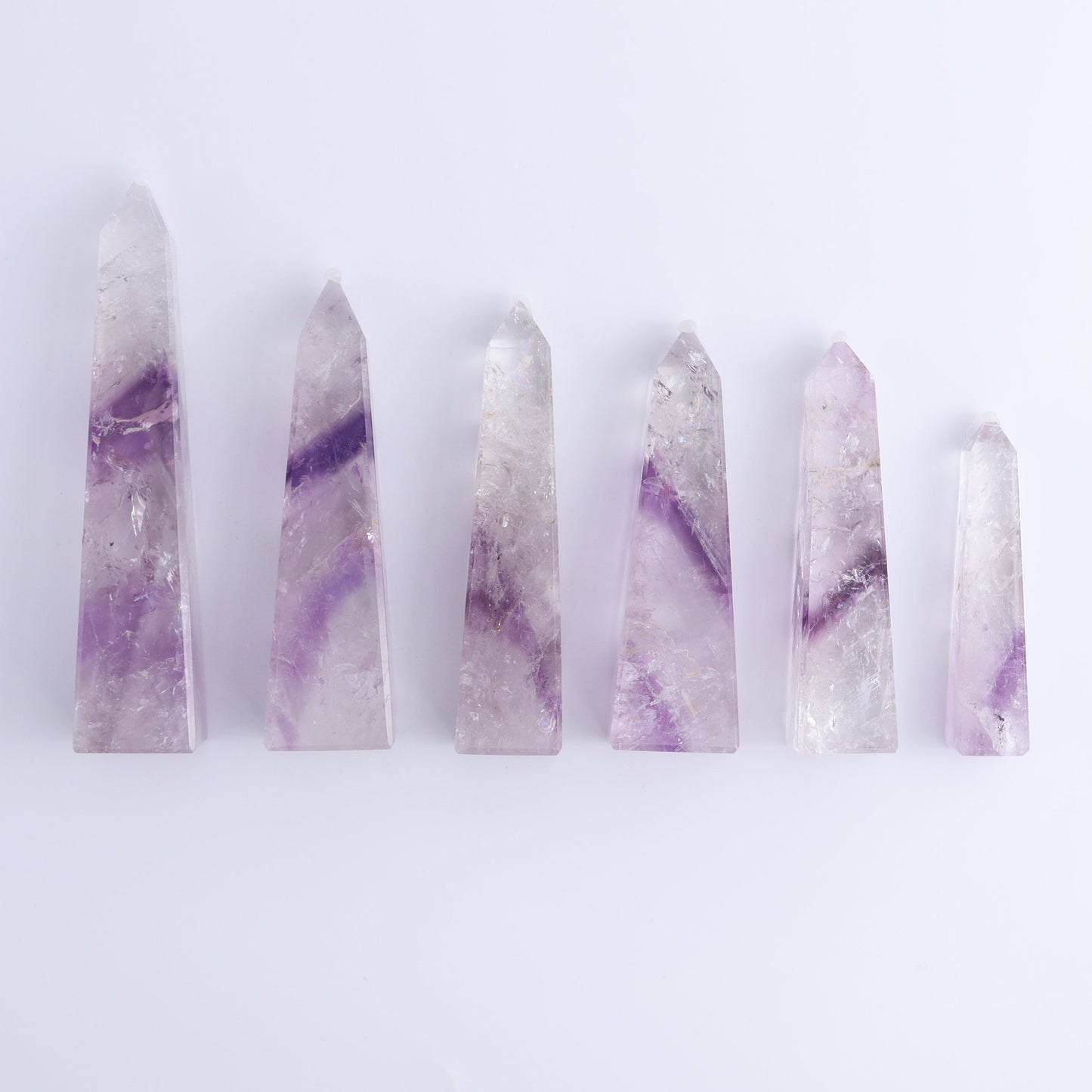 Amethyst Obelisks Set of 6