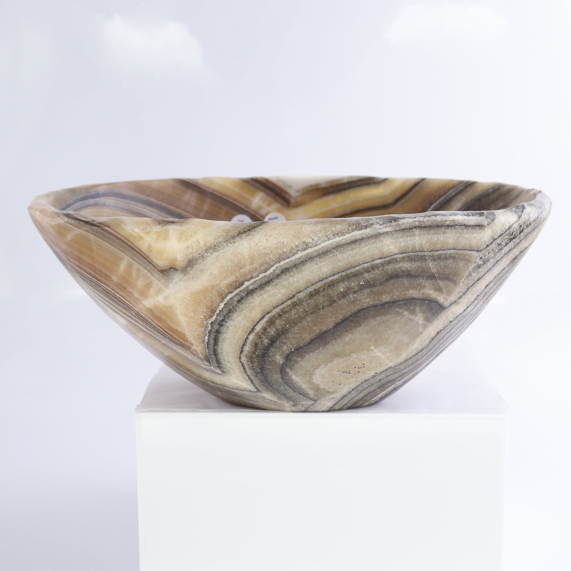 Mexican Onyx/Calcite Bowl - Expert Wholesale and Supplier of Wholesale Crystals & Bulk Gemstones, ["Bowls","Calcite","Mexico","onyx"]