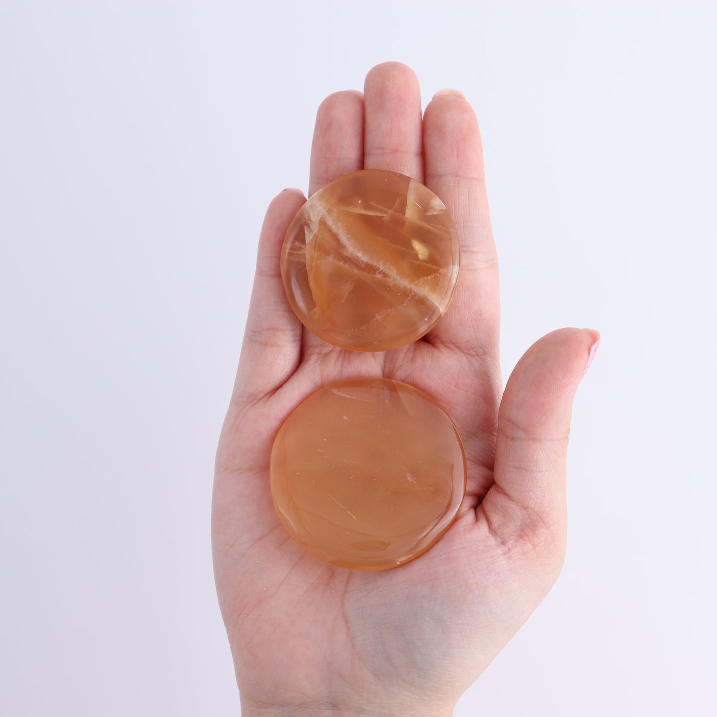 One Honey Calcite Flat Stone - Expert Wholesale and Supplier of Wholesale Crystals & Bulk Gemstones, ["Calcite","Flat Stone","Honey Calcite","Pakistan"]