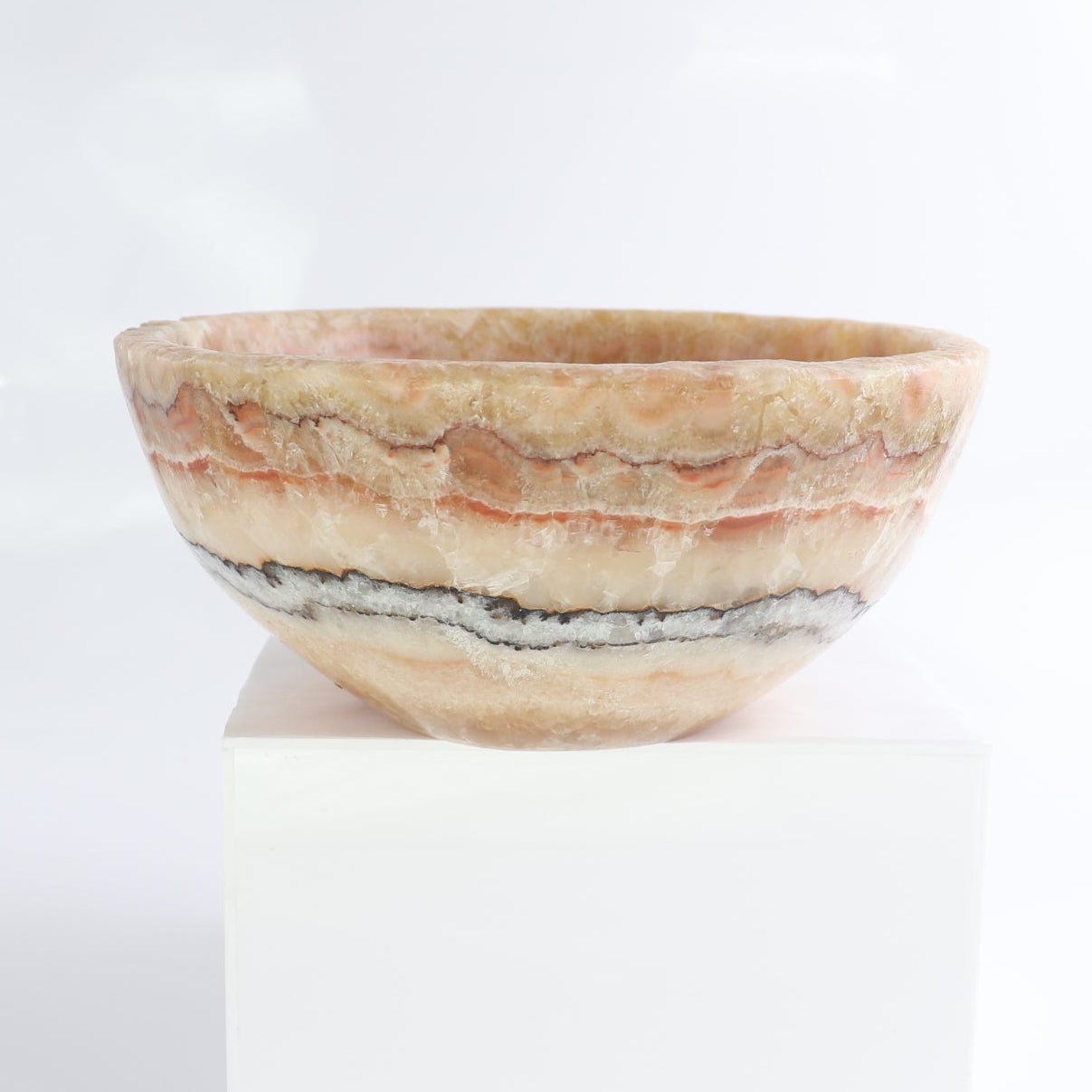 Mexican Onyx/Calcite Bowl 10"