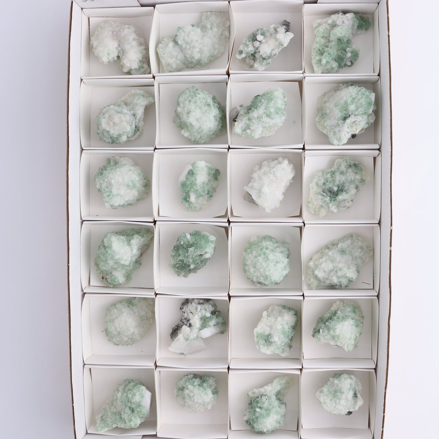 Fluorite on Quartz with Marmatite Set of 24 - Expert Wholesale and Supplier of Wholesale Crystals & Bulk Gemstones, China, Fluorite, Marmatite, Quartz