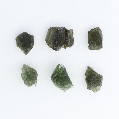 Moldavite Pieces Set of 6