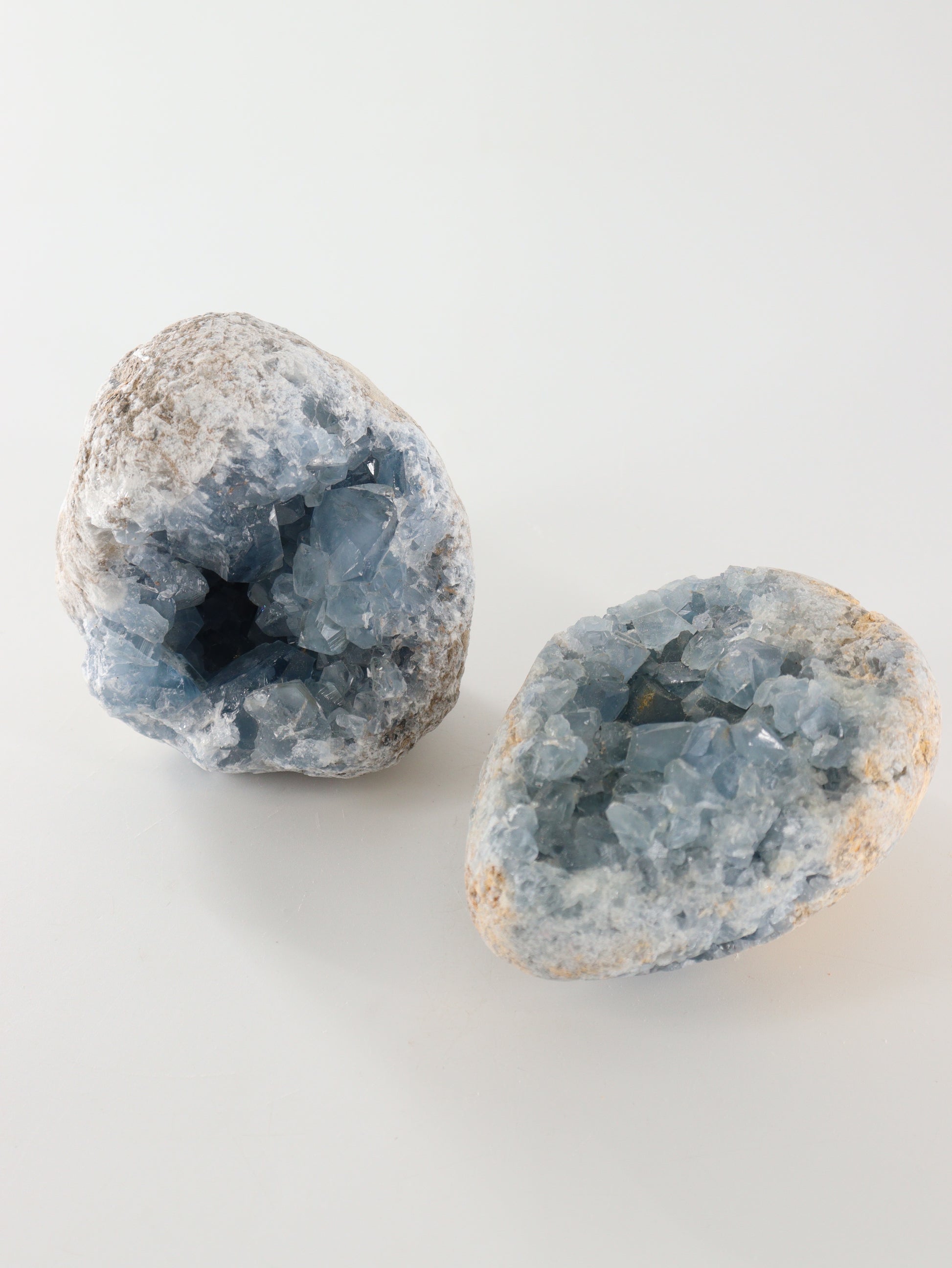 Celestite Clusters Set of 2 - Expert Wholesale and Supplier of Wholesale Crystals & Bulk Gemstones, []