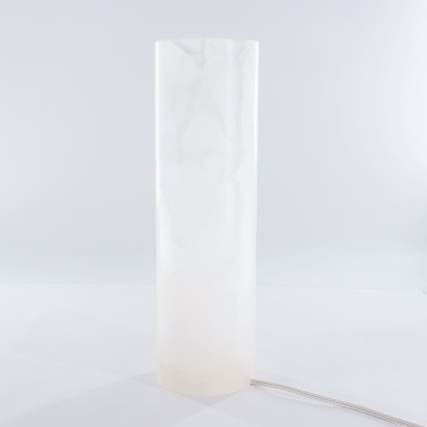 One Wide White Smooth Onyx Lamp Blind - Expert Wholesale and Supplier of Wholesale Crystals & Bulk Gemstones, ["Lamps","Mexico","onyx"]