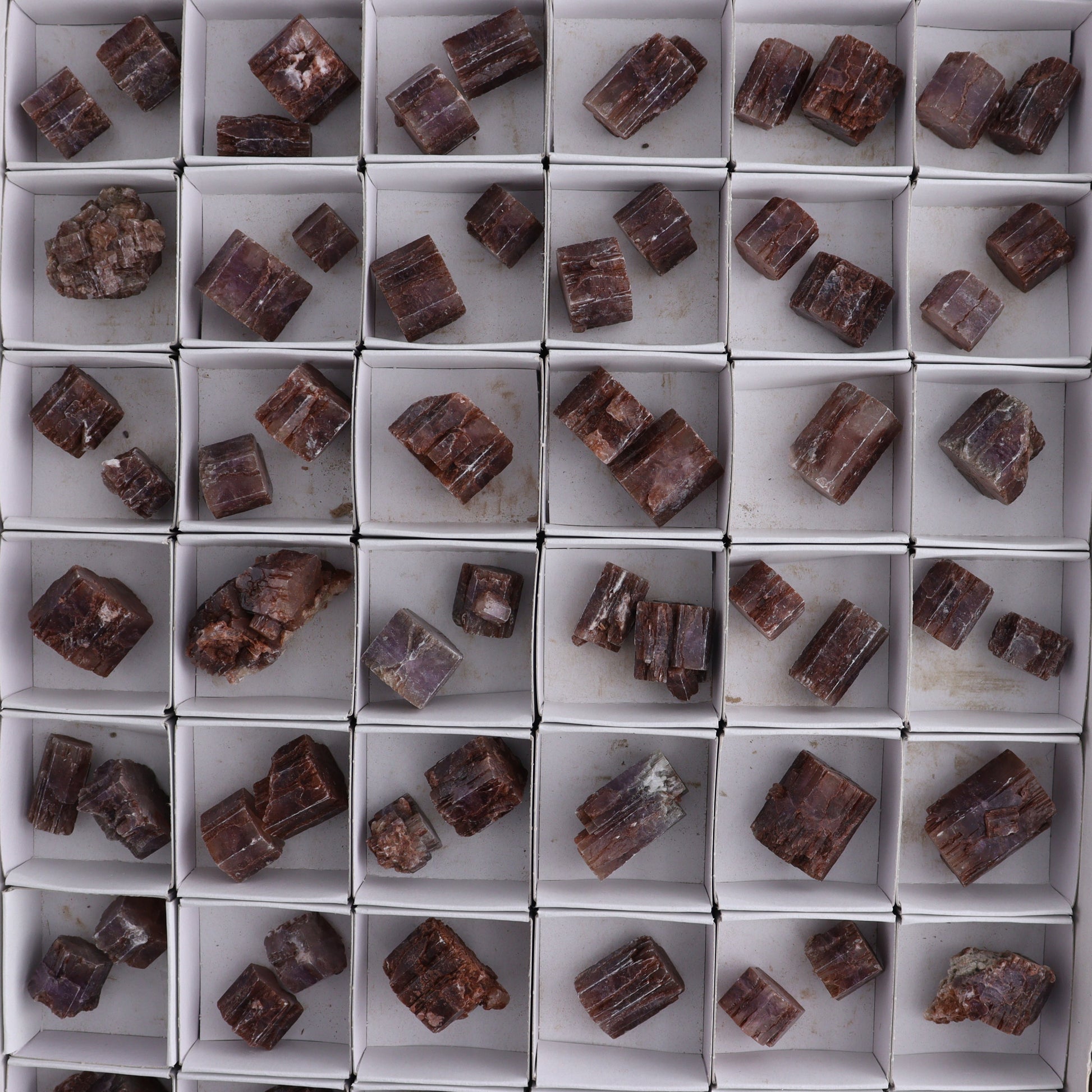 Purple Aragonite Set of 89 - Expert Wholesale and Supplier of Wholesale Crystals & Bulk Gemstones, ["aragonite","Purple Aragonite","Spain"]