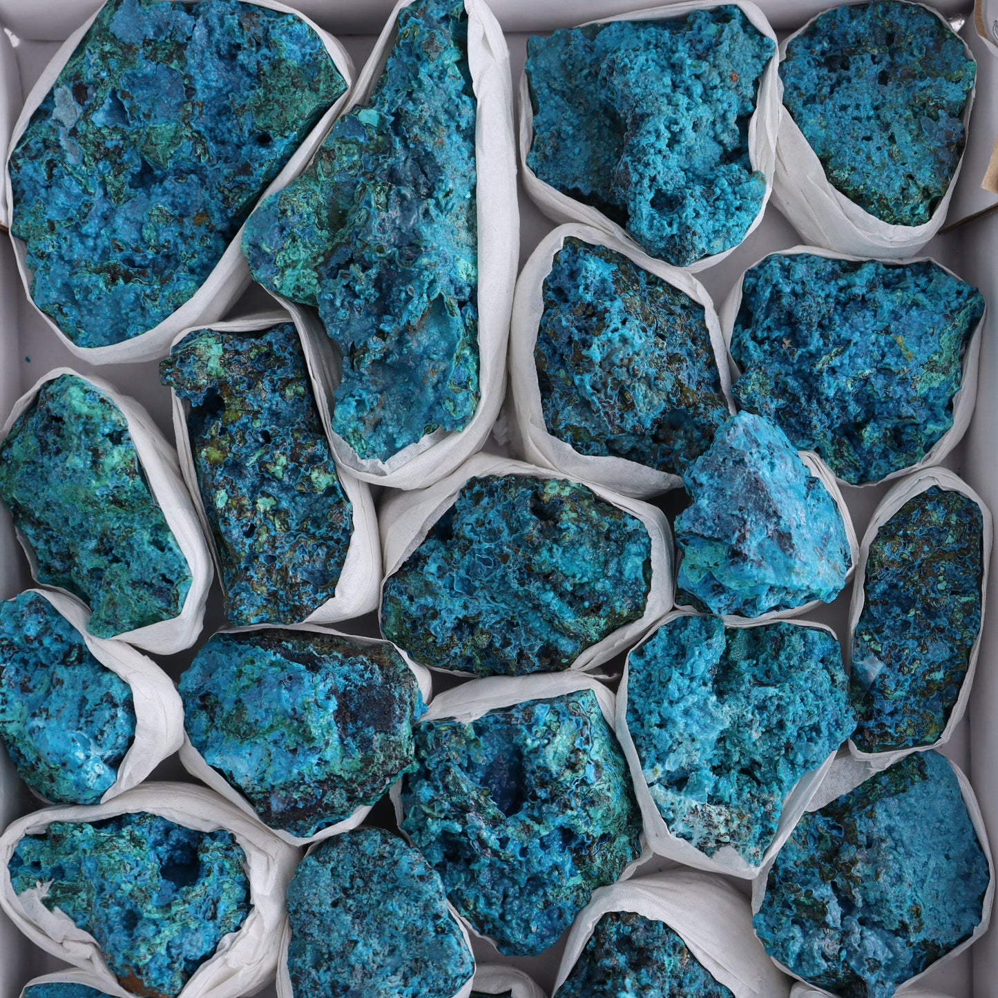 Chrysocolla Roughs Flat - Expert Wholesale and Supplier of Wholesale Crystals & Bulk Gemstones, ["Chrysocolla","Flats","Freeforms","Peru","Rough"]