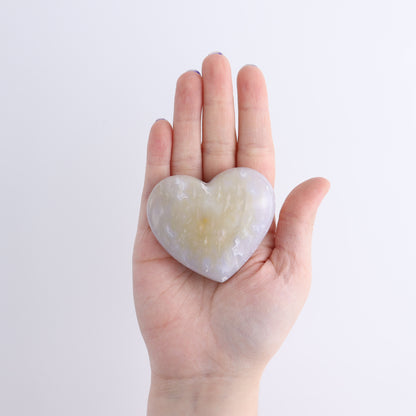 One Heart Chalcedony Agate