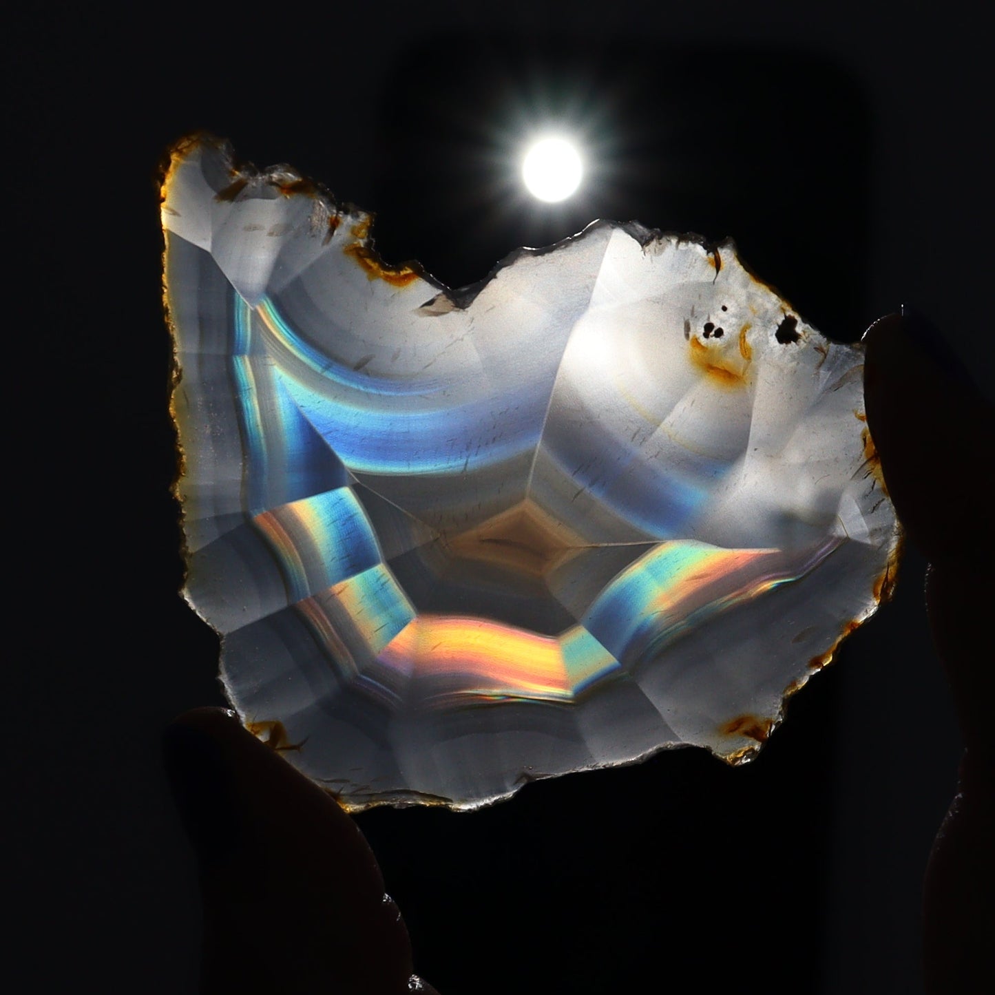 Iris Agate Slices Set of 6 - Expert Wholesale and Supplier of Wholesale Crystals & Bulk Gemstones, ["Agate","Iris Agate","Slices and Slabs"]