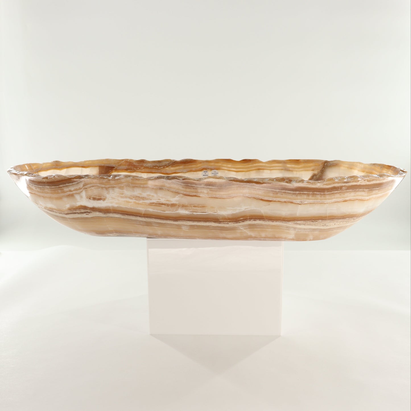 Onyx Canoe Bowl - Expert Wholesale and Supplier of Wholesale Crystals & Bulk Gemstones, ["Bowls","canoe","Mexico","onyx"]