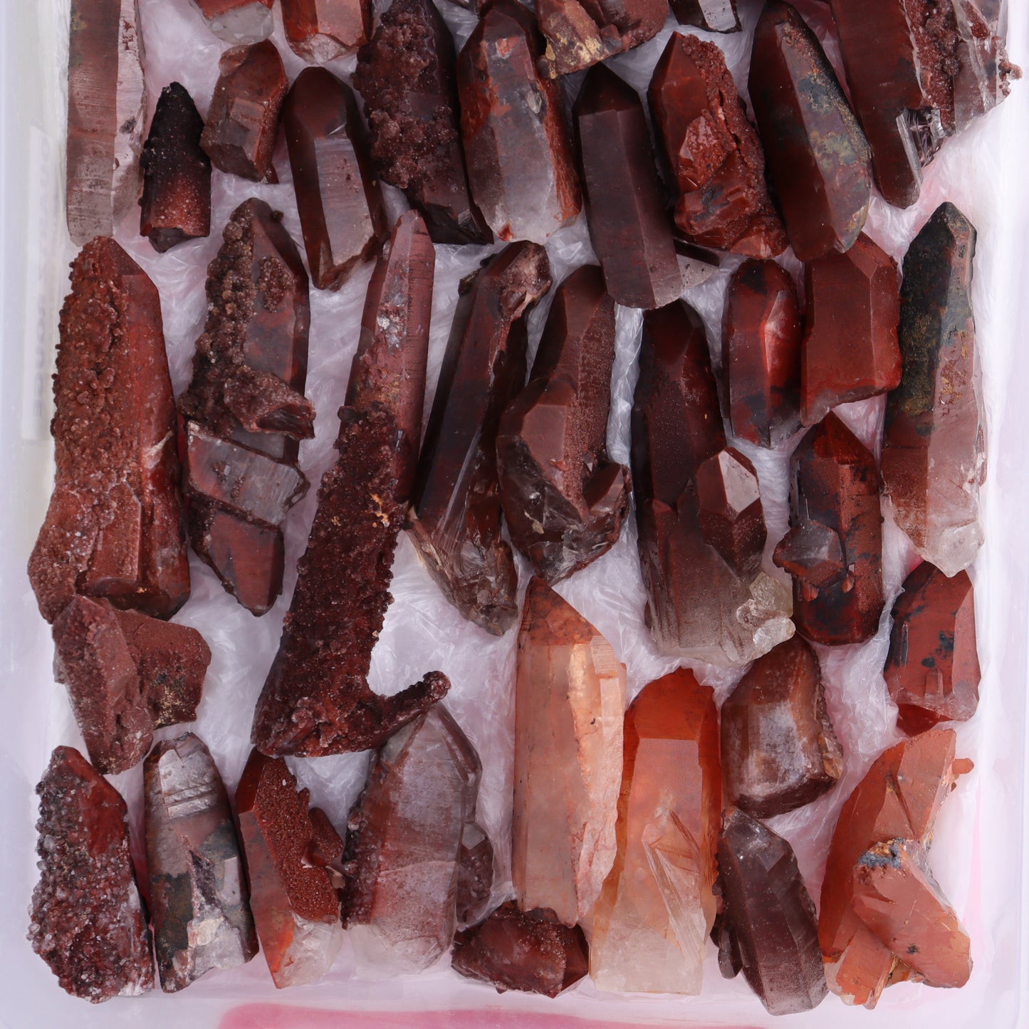 Quartz Hematite Inclusions Flat from Morocco - Expert Wholesale and Supplier of Wholesale Crystals & Bulk Gemstones, ["Flats","Hematite","Morocco","Quartz","Quartz Hematite"]