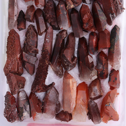 Quartz Hematite Inclusions Flat from Morocco - Expert Wholesale and Supplier of Wholesale Crystals & Bulk Gemstones, ["Flats","Hematite","Morocco","Quartz","Quartz Hematite"]