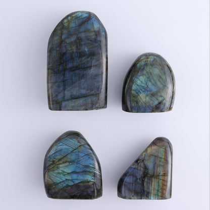 Labradorite Freeform Set of 4 - Expert Wholesale and Supplier of Wholesale Crystals & Bulk Gemstones, ["Freeforms","Labradorite","Madagascar"]