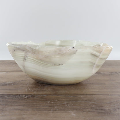 Mexican Onyx/Calcite Bowl 12"