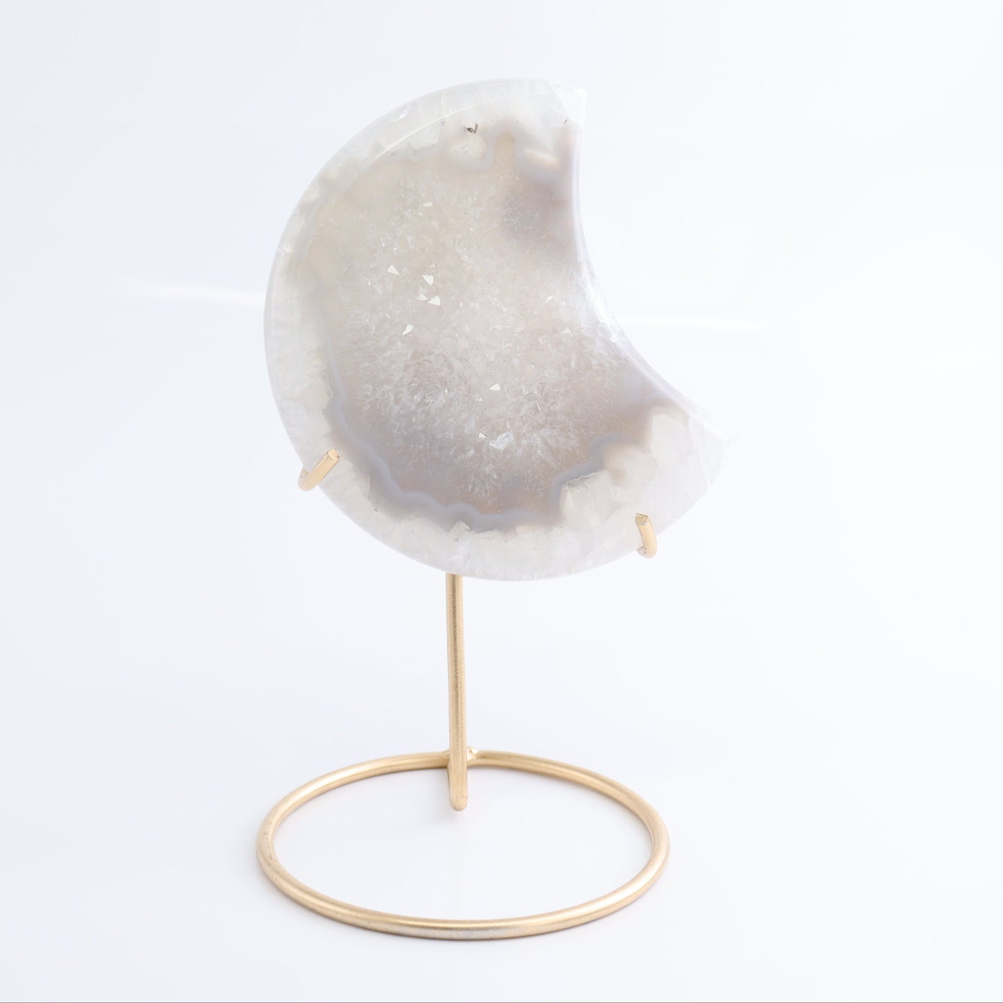 Agate Moons with Stand Set of 5 - Expert Wholesale and Supplier of Wholesale Crystals & Bulk Gemstones, ["Agate","Brazil","moons"]