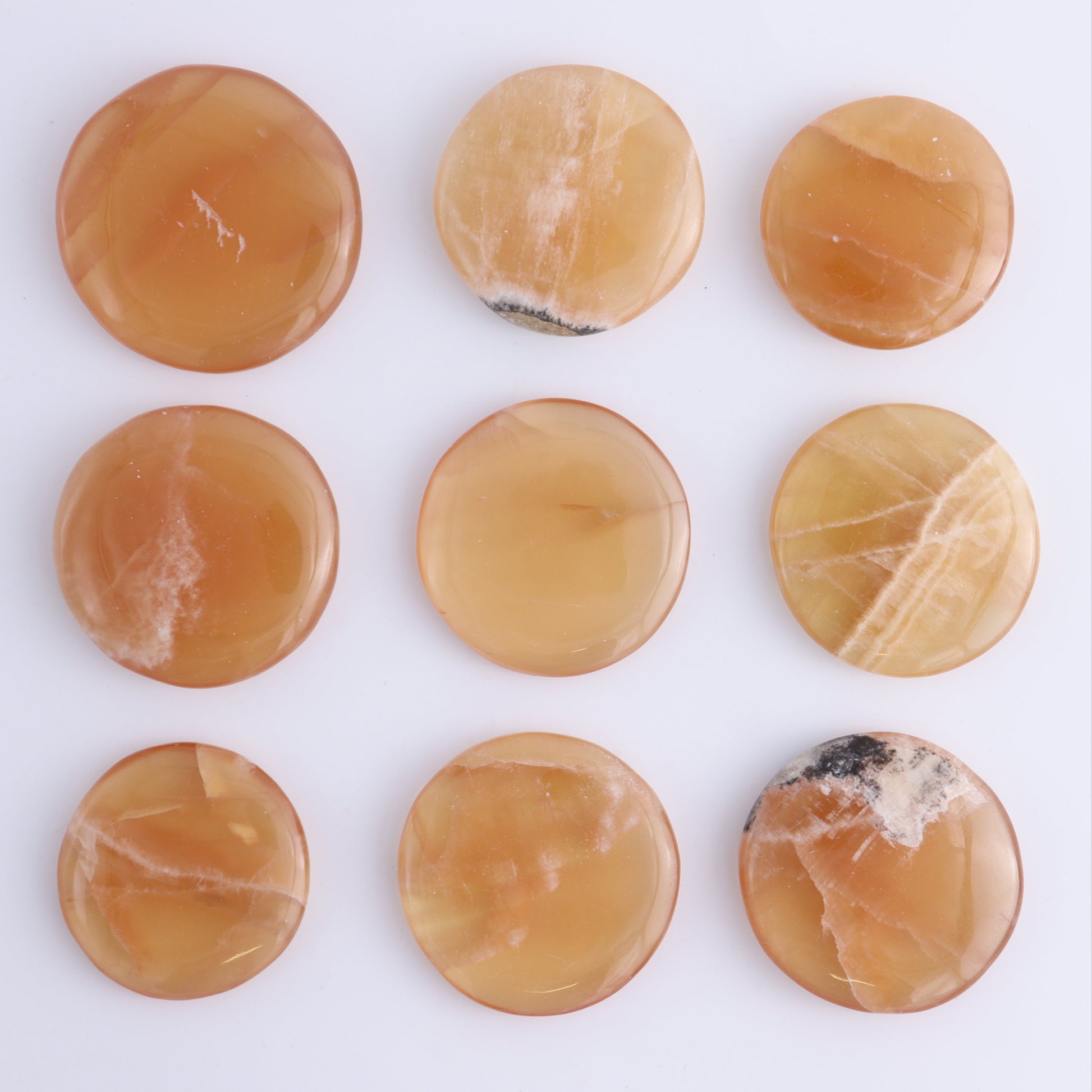 One Honey Calcite Flat Stone - Expert Wholesale and Supplier of Wholesale Crystals & Bulk Gemstones, ["Calcite","Flat Stone","Honey Calcite","Pakistan"]