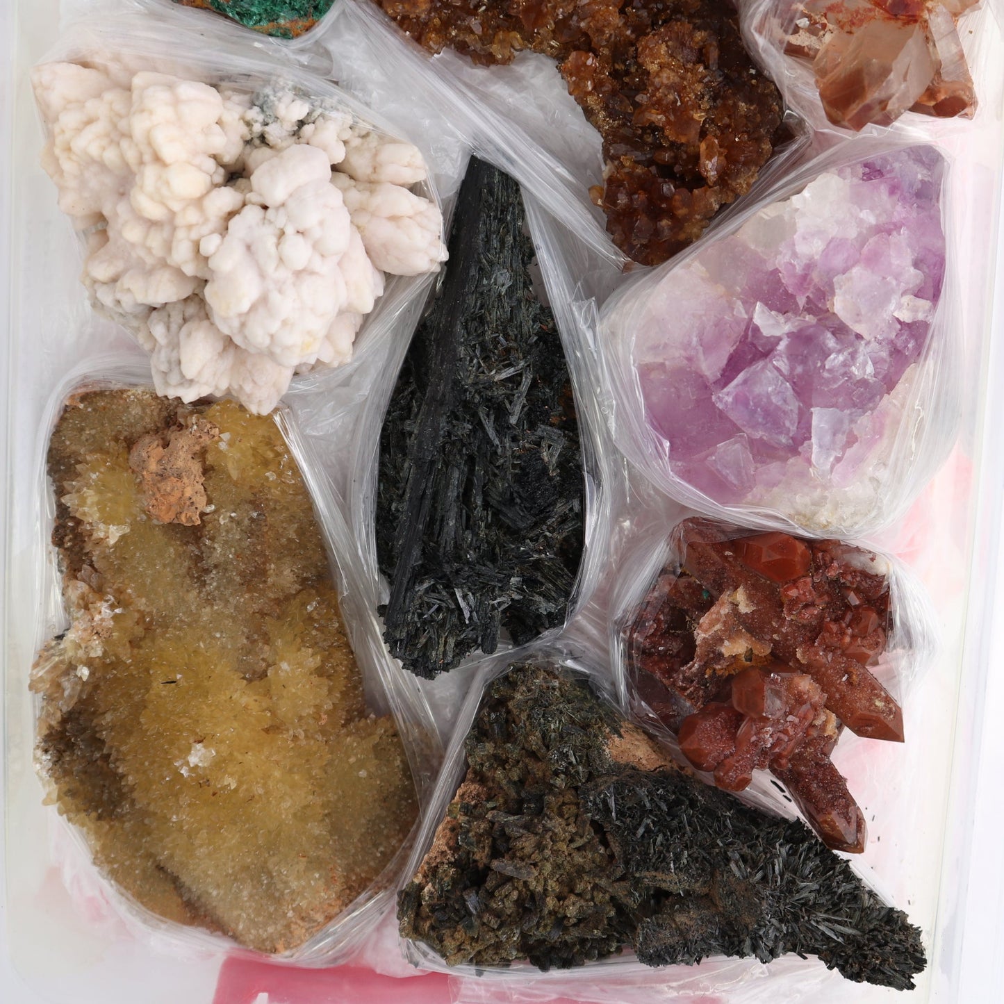 Mixed Minerals Flat from Morocco | Mi Esperanza Minerals | Supplier of Crystals and Onyx