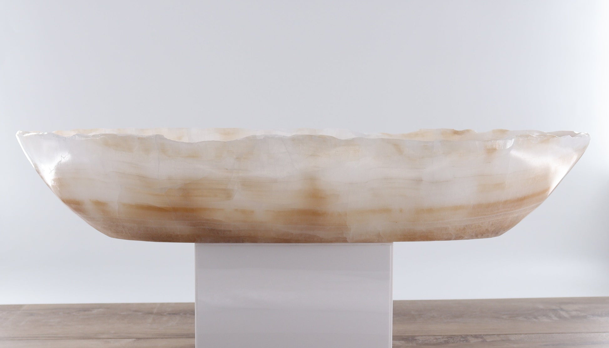 Mexican Onyx/Calcite Canoe Bowl - Expert Wholesale and Supplier of Wholesale Crystals & Bulk Gemstones, ["Bowls","Calcite","canoe","Mexico","onyx"]