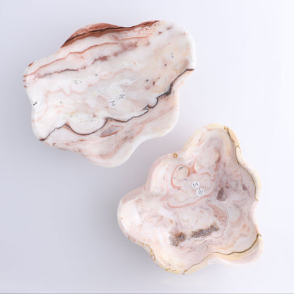 One Bowl Mexican Onyx/Calcite White & Pink - Expert Wholesale and Supplier of Wholesale Crystals & Bulk Gemstones, ["bowl","Calcite","Catalog Onyx","Decorative Dish","Mexico","onyx"]
