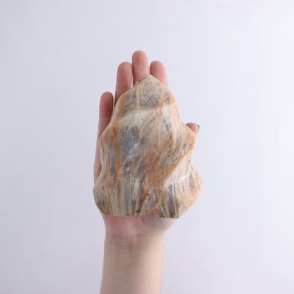 Peach Moonstone Flames Set of 10 - Expert Wholesale and Supplier of Wholesale Crystals & Bulk Gemstones, ["flames","Madagascar","Peach Moonstone"]