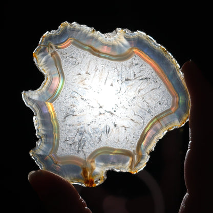 Iris Agate Slices Set of 6 - Expert Wholesale and Supplier of Wholesale Crystals & Bulk Gemstones, ["Agate","Iris Agate","Slices and Slabs"]