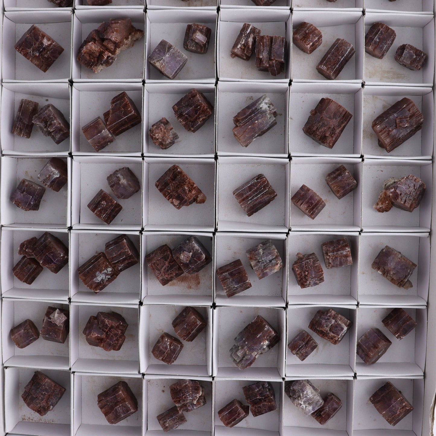 Purple Aragonite Set of 89 - Expert Wholesale and Supplier of Wholesale Crystals & Bulk Gemstones, ["aragonite","Purple Aragonite","Spain"]