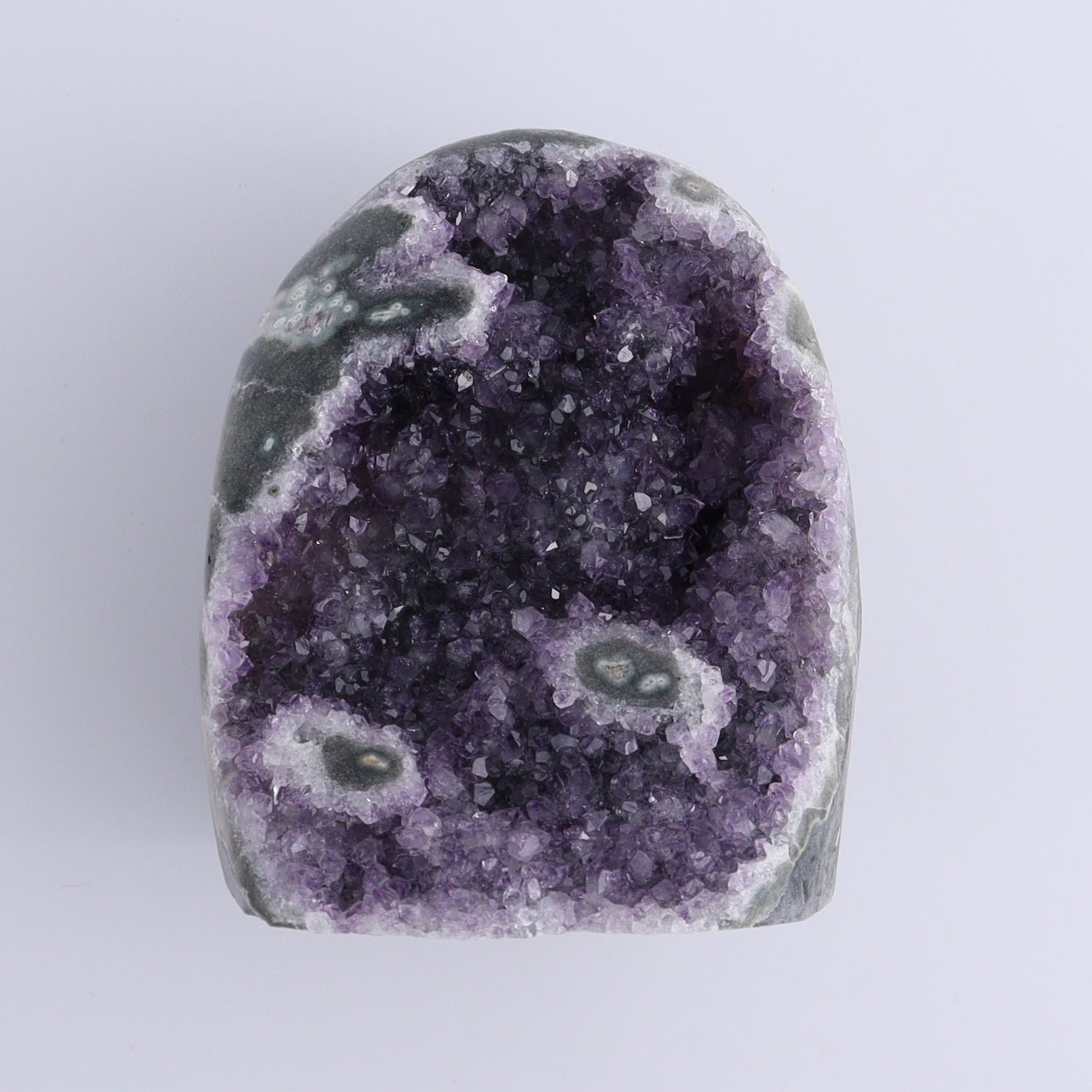 Uruguay Amethyst Cut Base Set of 4 - Expert Wholesale and Supplier of Wholesale Crystals & Bulk Gemstones, ["Amethyst","Cut Base","Uruguay"]