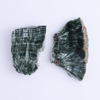 Seraphinite Slices Set of 6 - Expert Wholesale and Supplier of Wholesale Crystals & Bulk Gemstones, ["Russia","Seraphinite","Slices and Slabs"]