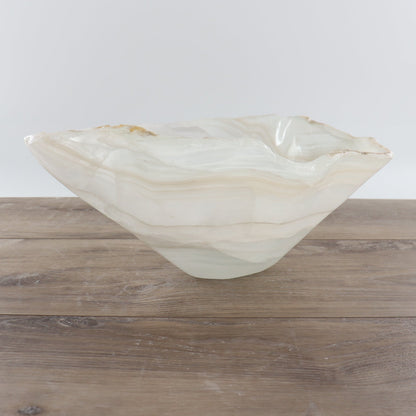 Mexican Onyx/Calcite Bowl 15"