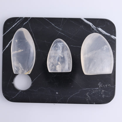 Girasol Quartz Freeform Set of 20 - Expert Wholesale and Supplier of Wholesale Crystals & Bulk Gemstones, ["Freeforms","Girasol Quartz","Madagascar","Quartz"]