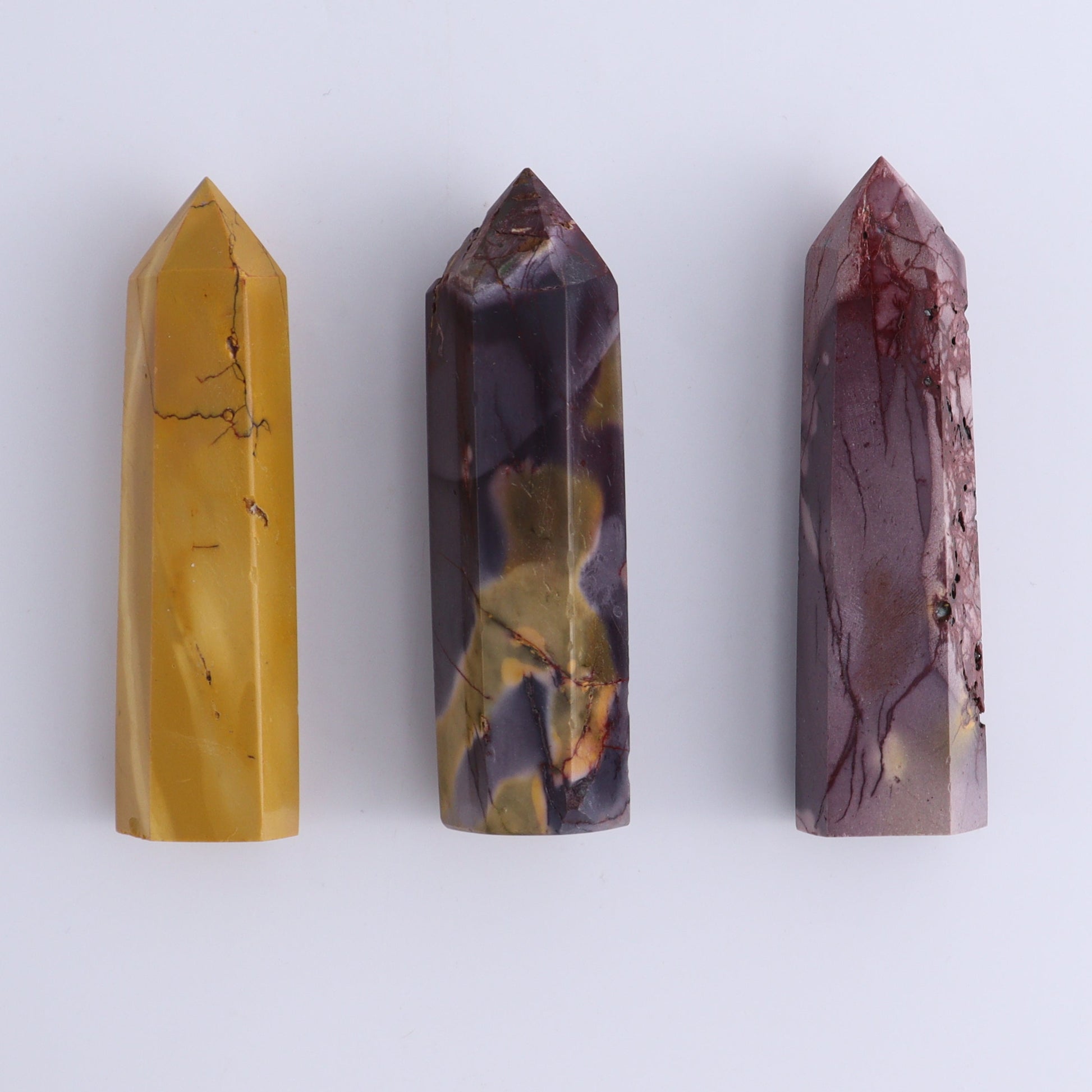 Mookite Towers Set of 10 - Expert Wholesale and Supplier of Wholesale Crystals & Bulk Gemstones, ["Mookite","Towers"]