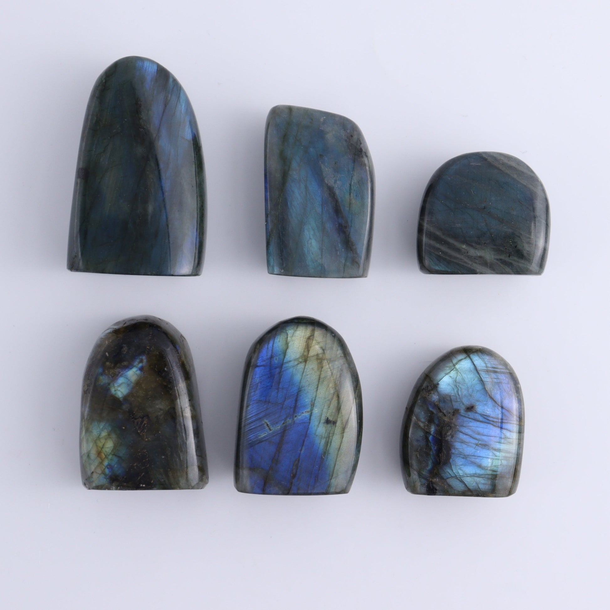 Labradorite Freeform Set of 9 - Expert Wholesale and Supplier of Wholesale Crystals & Bulk Gemstones, ["Freeforms","Labradorite","Madagascar"]