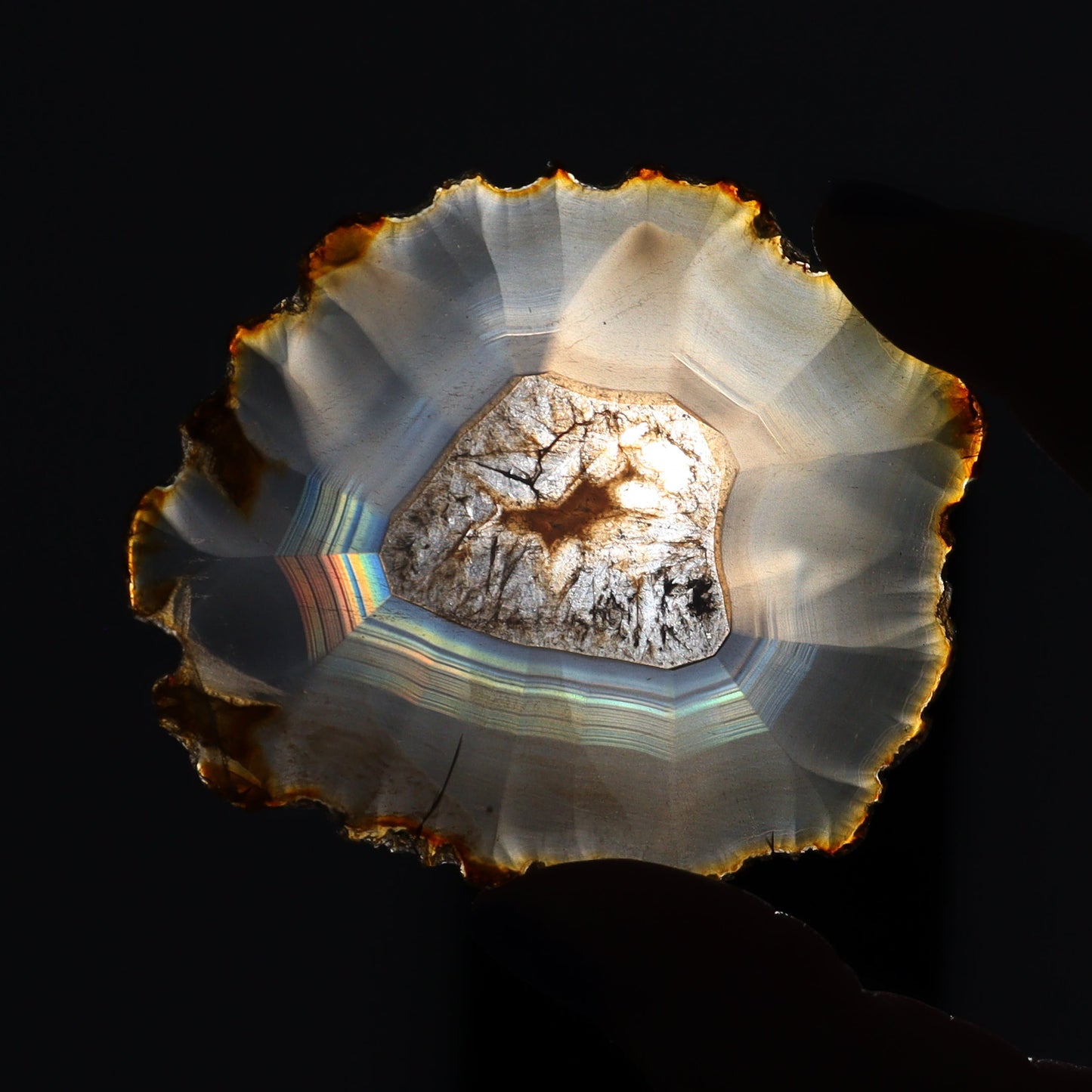 Iris Agate Slices Set of 6 - Expert Wholesale and Supplier of Wholesale Crystals & Bulk Gemstones, ["Agate","Iris Agate","Slices and Slabs"]