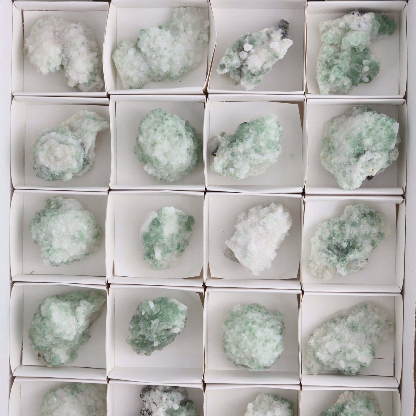 Fluorite on Quartz with Marmatite Set of 24 - Expert Wholesale and Supplier of Wholesale Crystals & Bulk Gemstones, China, Fluorite, Marmatite, Quartz