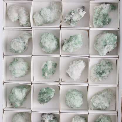 Fluorite on Quartz with Marmatite Set of 24 - Expert Wholesale and Supplier of Wholesale Crystals & Bulk Gemstones, China, Fluorite, Marmatite, Quartz