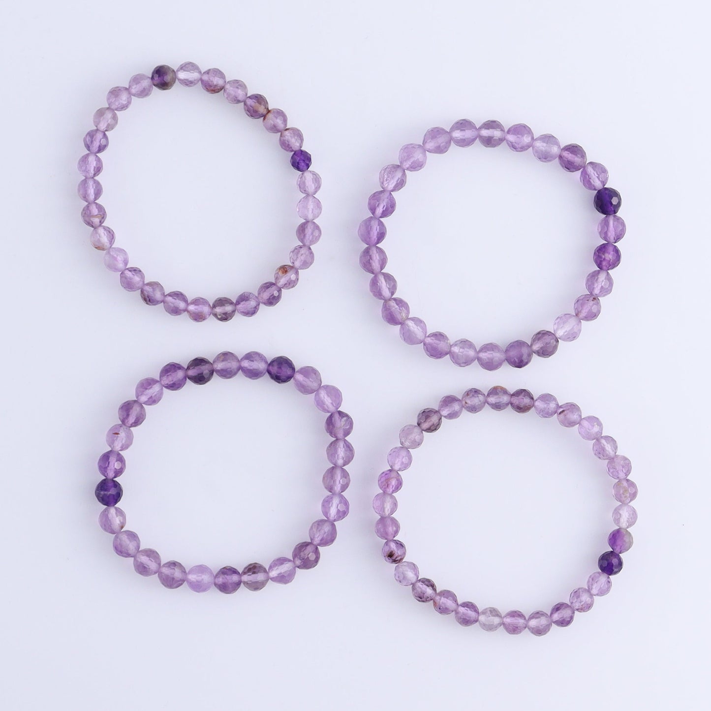 One Amethyst Faceted Bracelet - Expert Wholesale and Supplier of Wholesale Crystals & Bulk Gemstones, ["Amethyst","Bracelet","bracelets"]