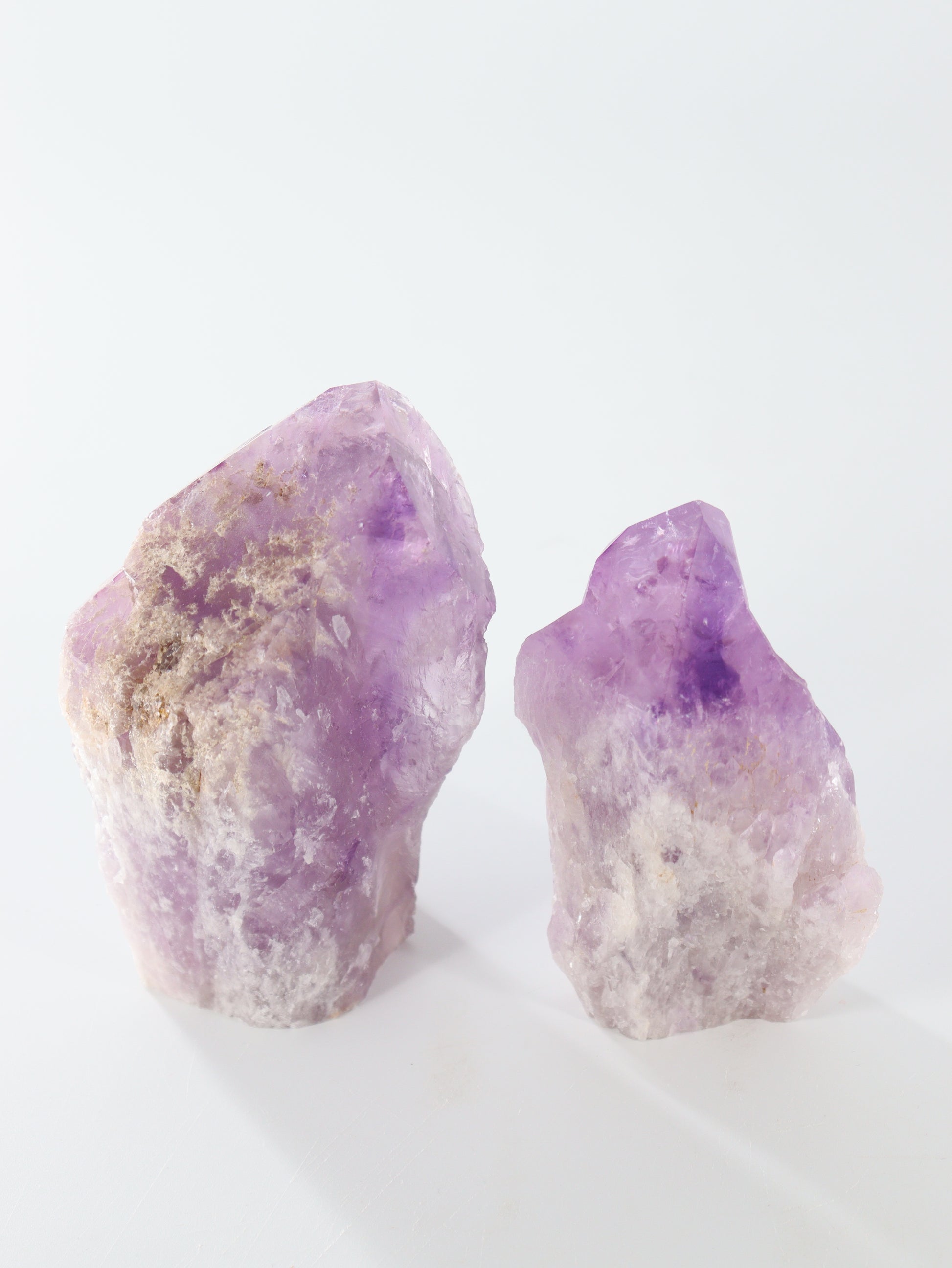 Rough Amethyst Set of 2 - Expert Supplier of Wholesale Crystals & Bulk Gemstones