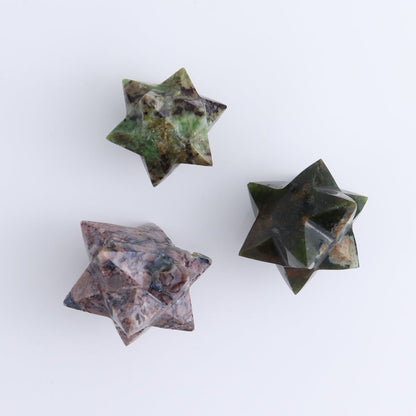 Mixed Stones Stars Set of 17 & 3 Cut Base Stars