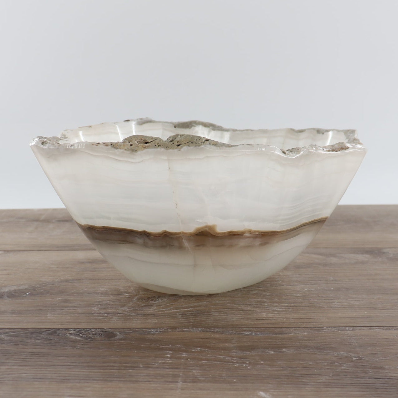 Mexican Onyx/Calcite Bowl 12"