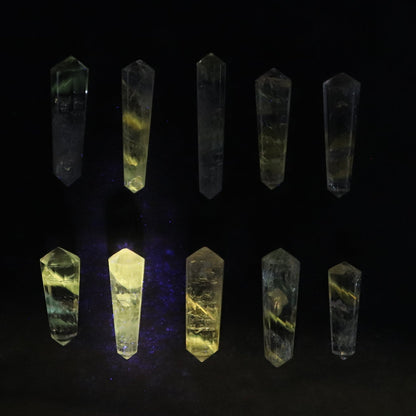 Powellite Amethyst UV Reactive Double Point Set of 10