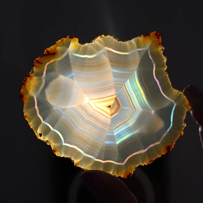 Iris Agate Slices Set of 6 - Expert Wholesale and Supplier of Wholesale Crystals & Bulk Gemstones, ["Agate","Iris Agate","Slices and Slabs"]