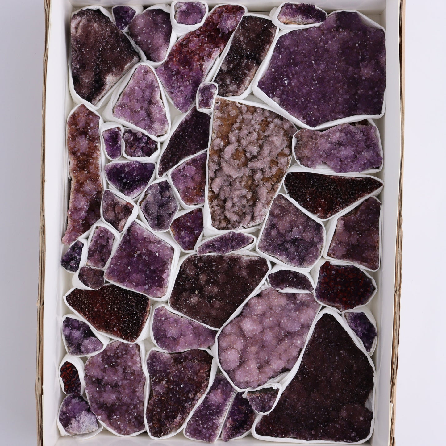 Amethyst Clusters Flat - Expert Wholesale and Supplier of Wholesale Crystals & Bulk Gemstones, ["Amethyst","Clusters"]