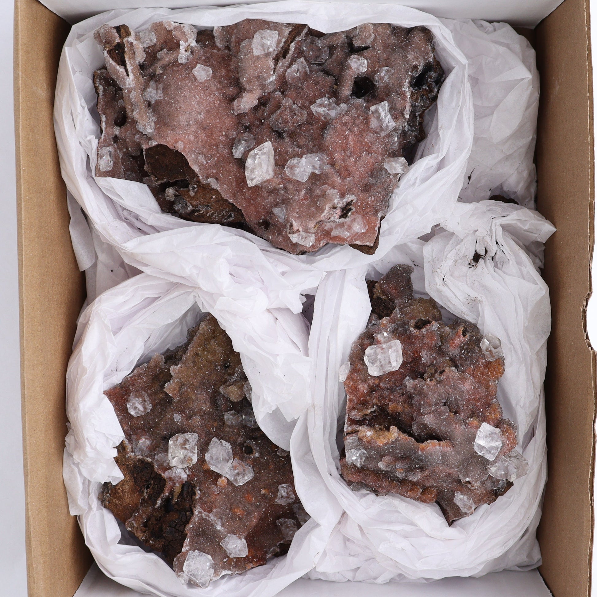 Calcite Clusters from Santa Eulalia Flats - Expert Wholesale and Supplier of Wholesale Crystals & Bulk Gemstones, ["Calcite","Mexico","Santa Eulalia Calcite"]