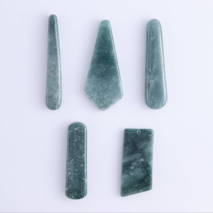Jadeite Pendants Set of 5 - Expert Wholesale and Supplier of Wholesale Crystals & Bulk Gemstones, ["Guatemala","jadeite","Pendants"]