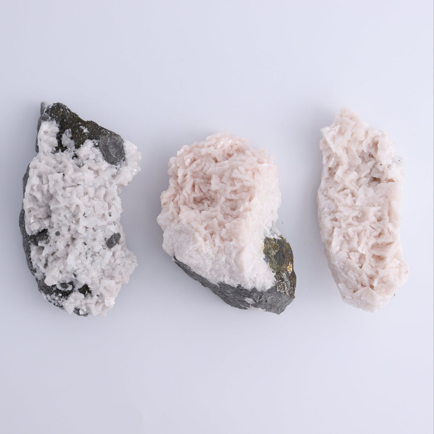 Dolomite with Calcite, Quartz, & Pyrite Set of 12 - Expert Wholesale and Supplier of Wholesale Crystals & Bulk Gemstones, ["Canada","Dolomite","Rough","Roughs"]